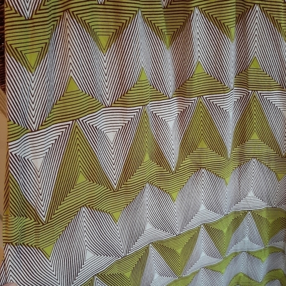 Billabong Geometric Print Cutout High Low Maxi Dress Green Brown Size Large - Picture 8 of 11